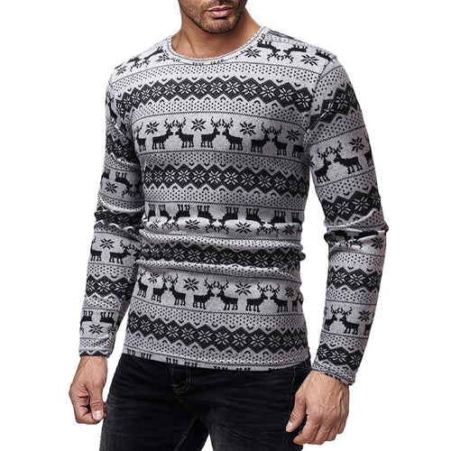 Men Casual Acrylic Standard Wool Full Sleeve Regular Sweater