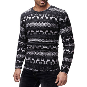 Men Casual Acrylic Standard Wool Full Sleeve Regular Sweater