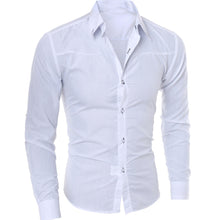 Load image into Gallery viewer, Men Cotton Regular Solid Full Sleeve Casual Shirts