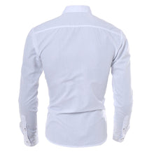 Load image into Gallery viewer, Men Cotton Regular Solid Full Sleeve Casual Shirts